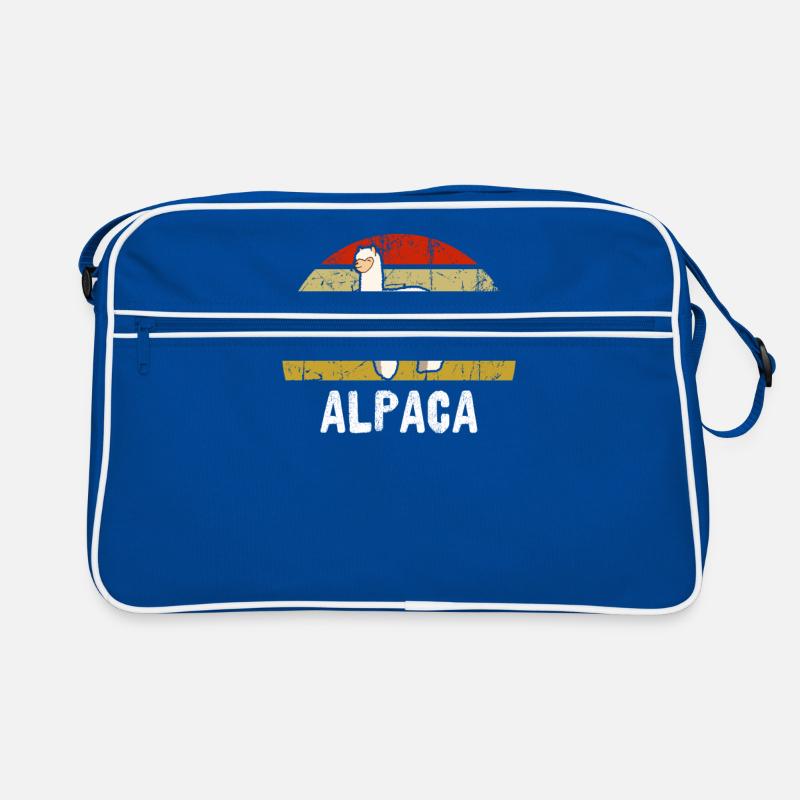 Alpaka Lama Retro Tasche