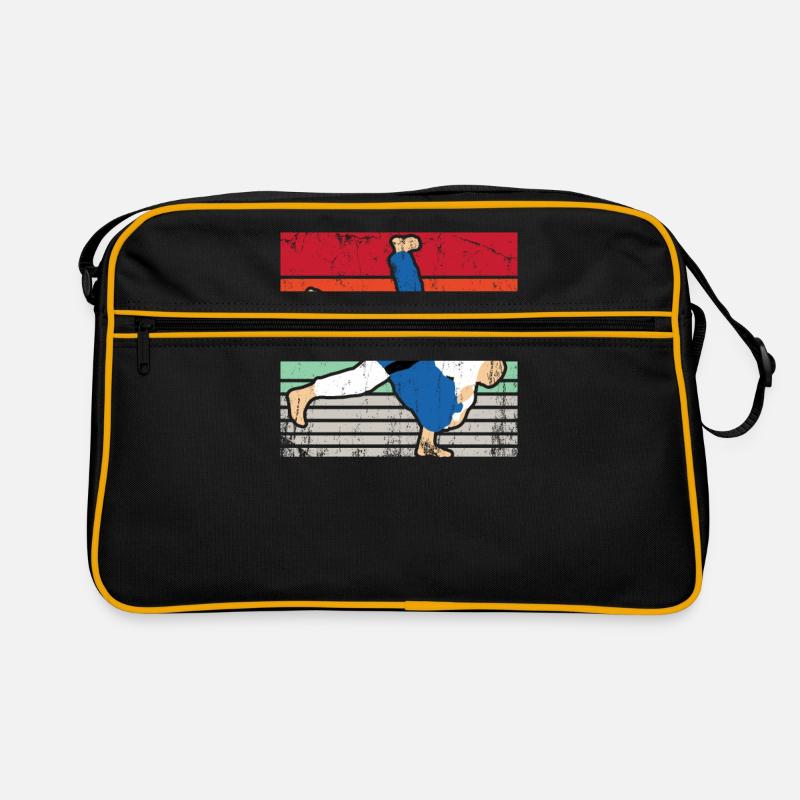 Judo - Retro Tasche - Schwarz/Gold