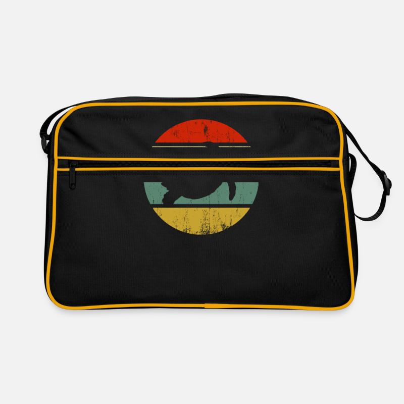 turtle - Retro Bag - black/gold