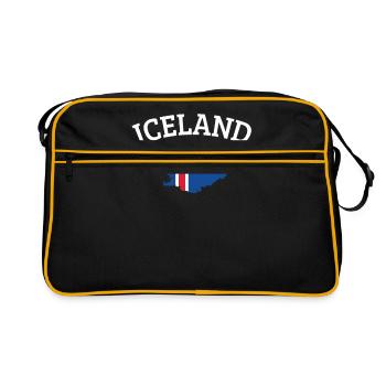 Islande - Sac Retro - noir/or - Devant
