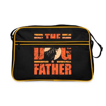 Cocker Spaniel - Sac Retro - noir/or - Devant