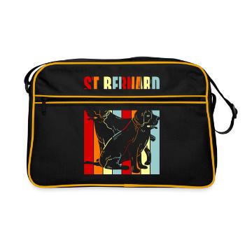 Saint-bernard - Sac Retro - noir/or - Devant