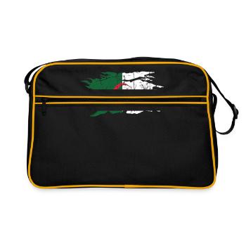 Algerien - Retro Tasche - Schwarz/Gold - Vorne