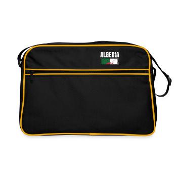 Algerien - Retro Tasche - Schwarz/Gold - Vorne