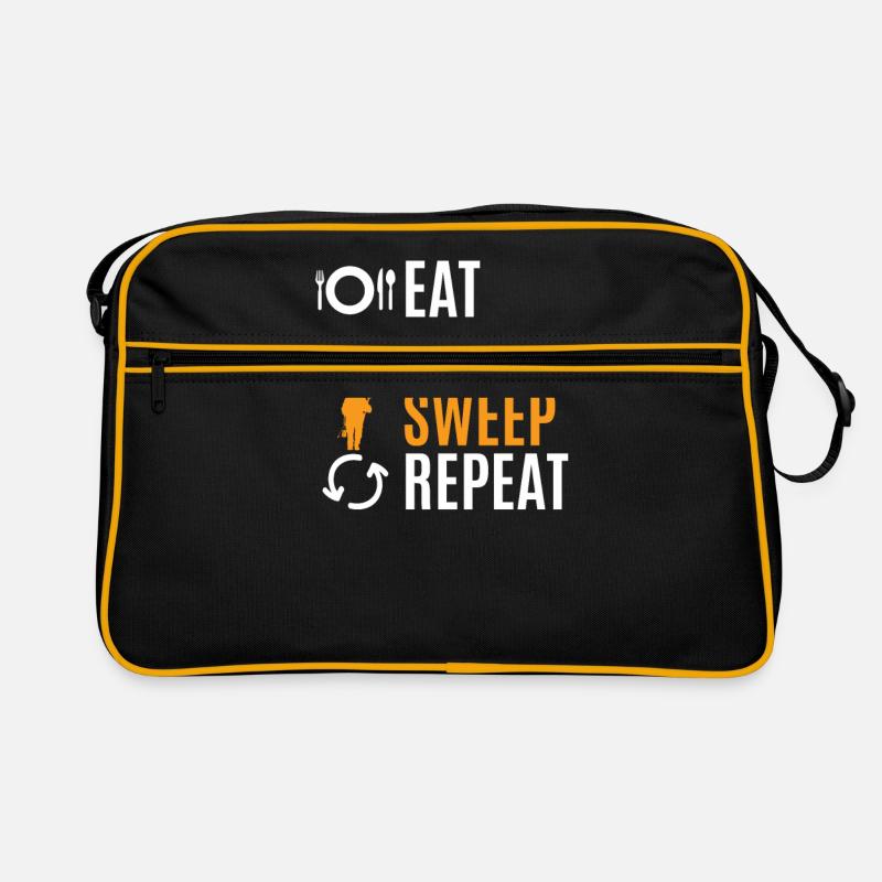 Schornsteinfeger - Retro Tasche - Schwarz/Gold