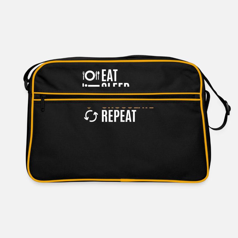 chocolate - Retro Bag - black/gold