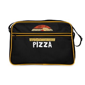 pizza - Sac Retro - noir/or - Devant