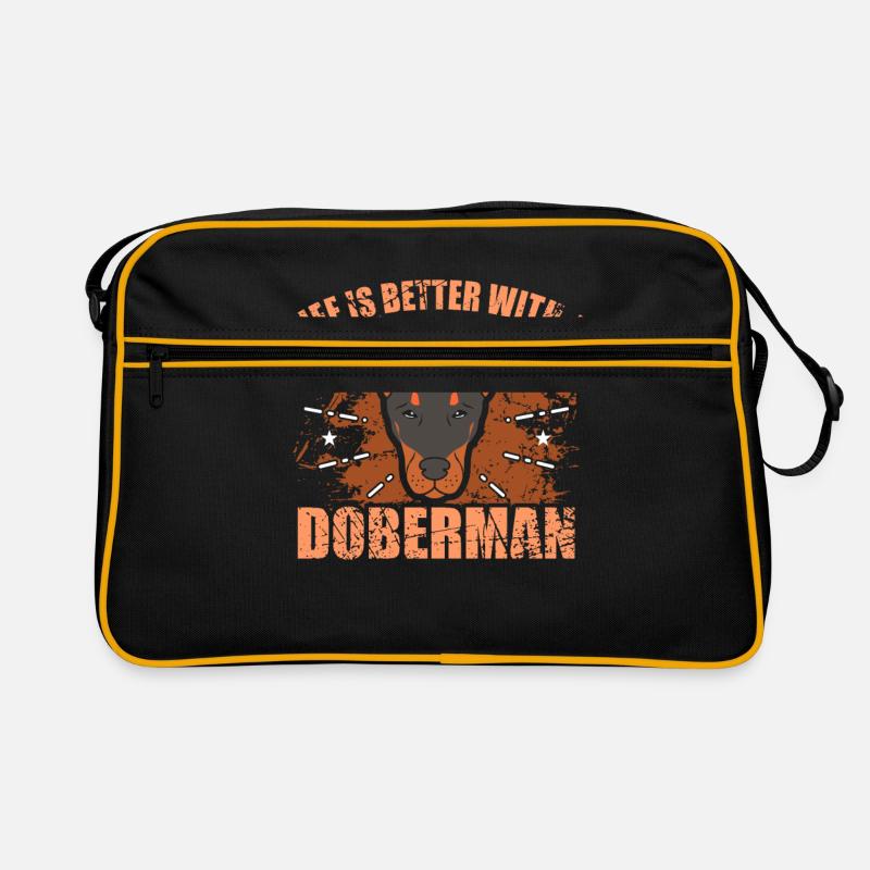 Dobermann Retro Tasche