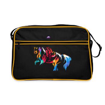 dressage - Sac Retro - noir/or - Devant