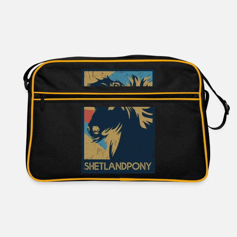 Shetlandpony Retro Tasche