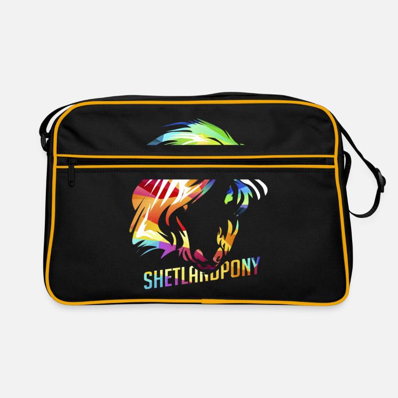 Shetlandpony Retro Tasche