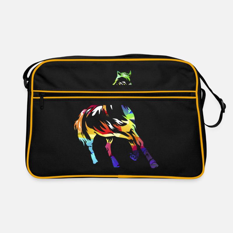 Holsteiner Pferd Retro Tasche