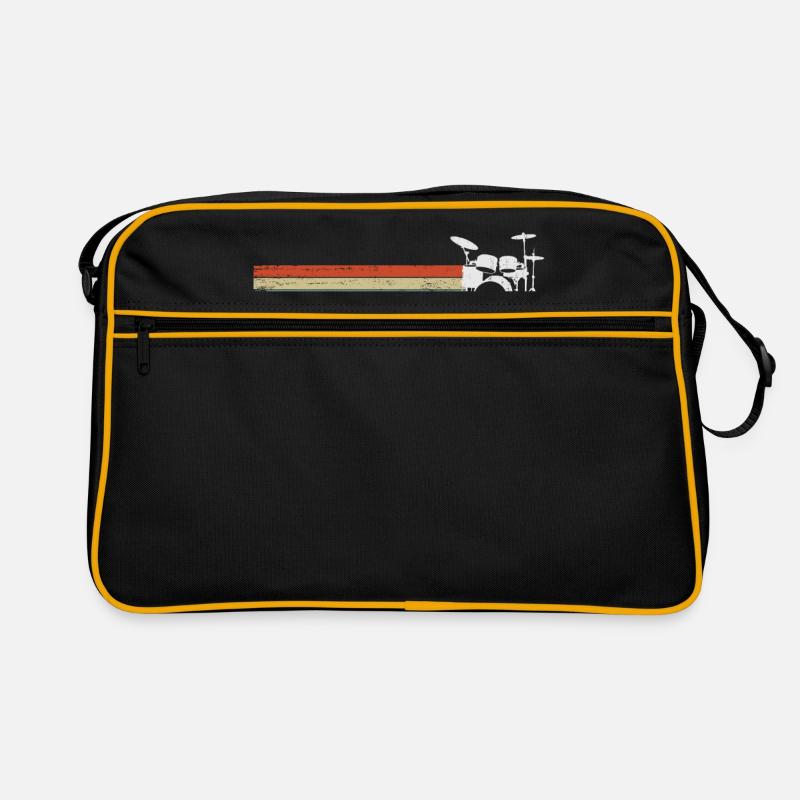 Drums - Retro Bag - black/gold