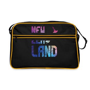 nouvelle-Zélande - Sac Retro - noir/or - Devant