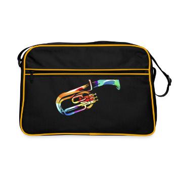 althorn - Retro Bag - black/gold - Front