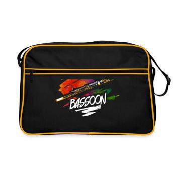 cadeau Basson - Sac Retro - noir/or - Devant