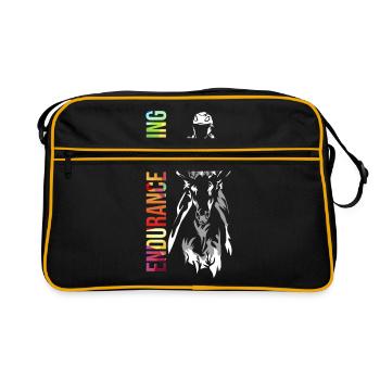 Endurance Riding Eventing Rider - Retro Bag - black/gold - Front