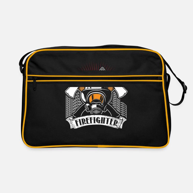 Cadeau pompier pompier Sac Retro