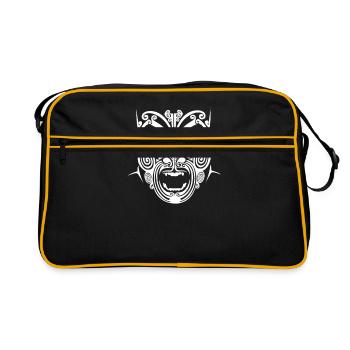 nouvelle-Zélande - Sac Retro - noir/or - Devant