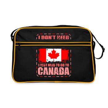 Canada - Retro Bag - black/gold - Front