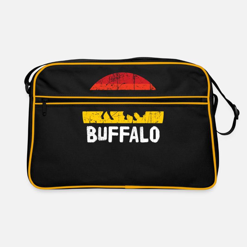 buffalo - Retro Bag - black/gold