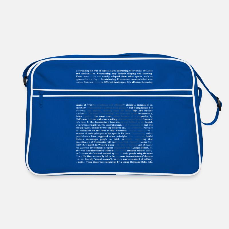 Freerunning parkour gift Retro Bag
