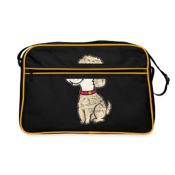 Sport de chien d'obéissance - Sac Retro - noir/or - Devant