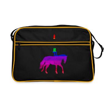 Vaulting - Retro Bag - black/gold - Front