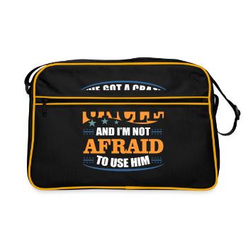uncle - Retro Bag - black/gold - Front