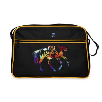 Cadeau de dressage - Sac Retro - noir/or - Devant