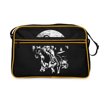 Endurance riding - Retro Bag - black/gold - Front