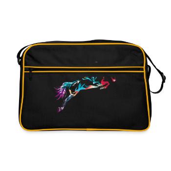 Eventing - Retro Bag - black/gold - Front