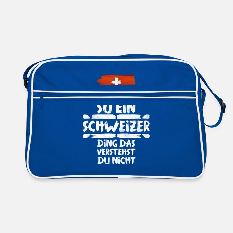 Schweiz Schweizer Geschenkidee Retro Tasche