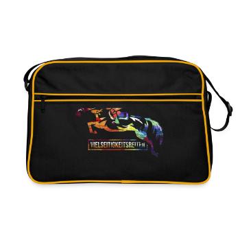 Cadeau cheval complet - Sac Retro - noir/or - Devant