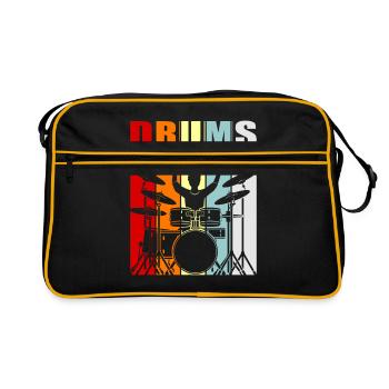 Percussion - Retro Bag - black/gold - Front
