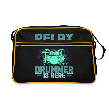 Drums - Retro Bag - black/gold - Front