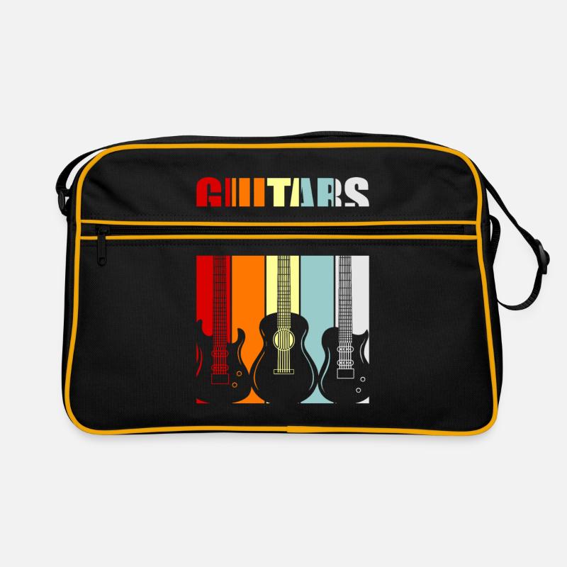 guitar - Retro Bag - black/gold
