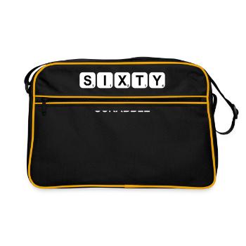 60e anniversaire - Sac Retro - noir/or - Devant