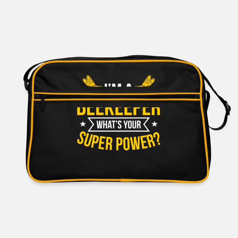 Apiculteurs apiculteurs - Sac Retro - noir/or