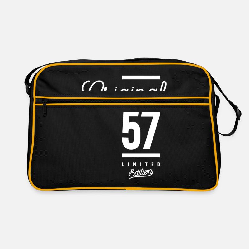 57 ans - cadeau drôle 57e anniversaire Sac Retro