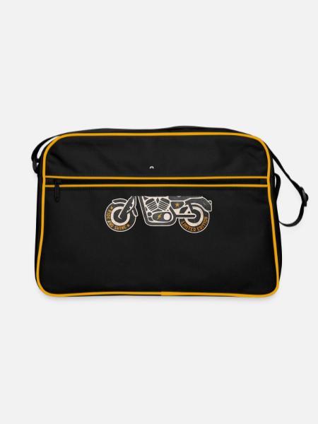 moto - Sac Retro - noir/or