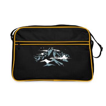 Mont Everest - Sac Retro - noir/or - Devant