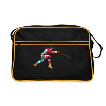 Cadeau d'escrime - Sac Retro - noir/or - Devant