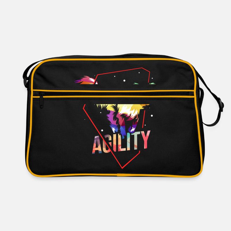 Hunde Agility Retro Tasche