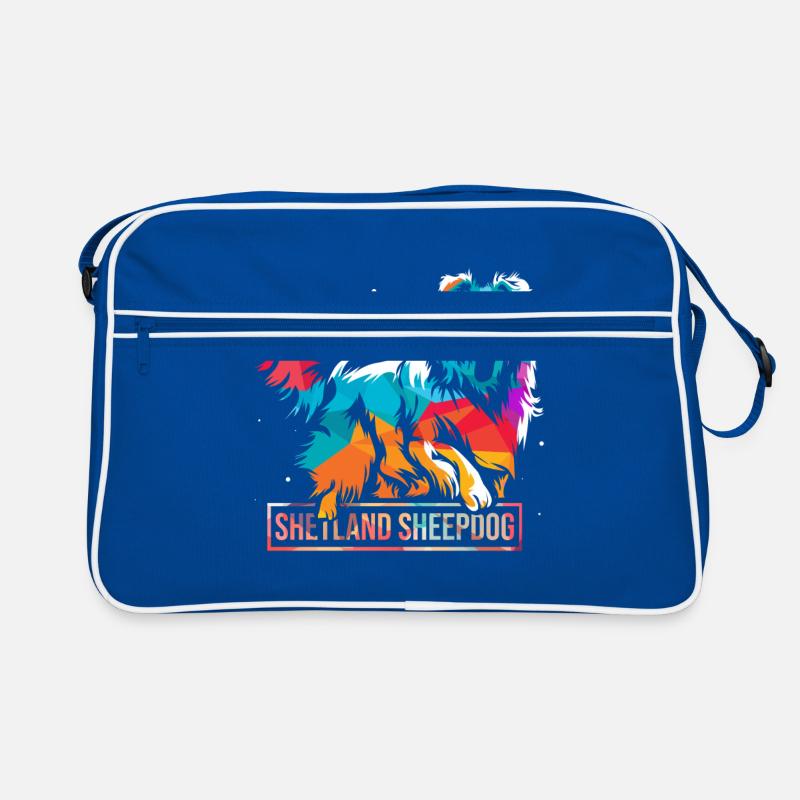Shetland Schäferhund Retro Tasche