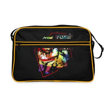 Cadeau Chow Chow - Sac Retro - noir/or - Devant