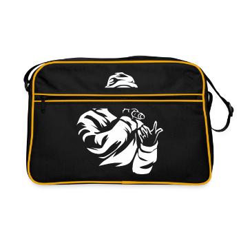 rap - Sac Retro - noir/or - Devant