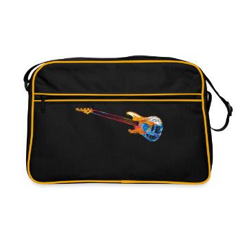 Guitares basse e-cadeau - Sac Retro - noir/or - Devant
