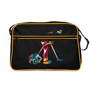 housekeeper - Retro Bag - black/gold - Front