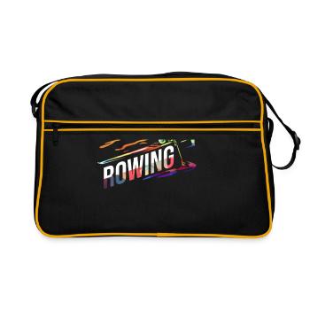 Aviron - Sac Retro - noir/or - Devant